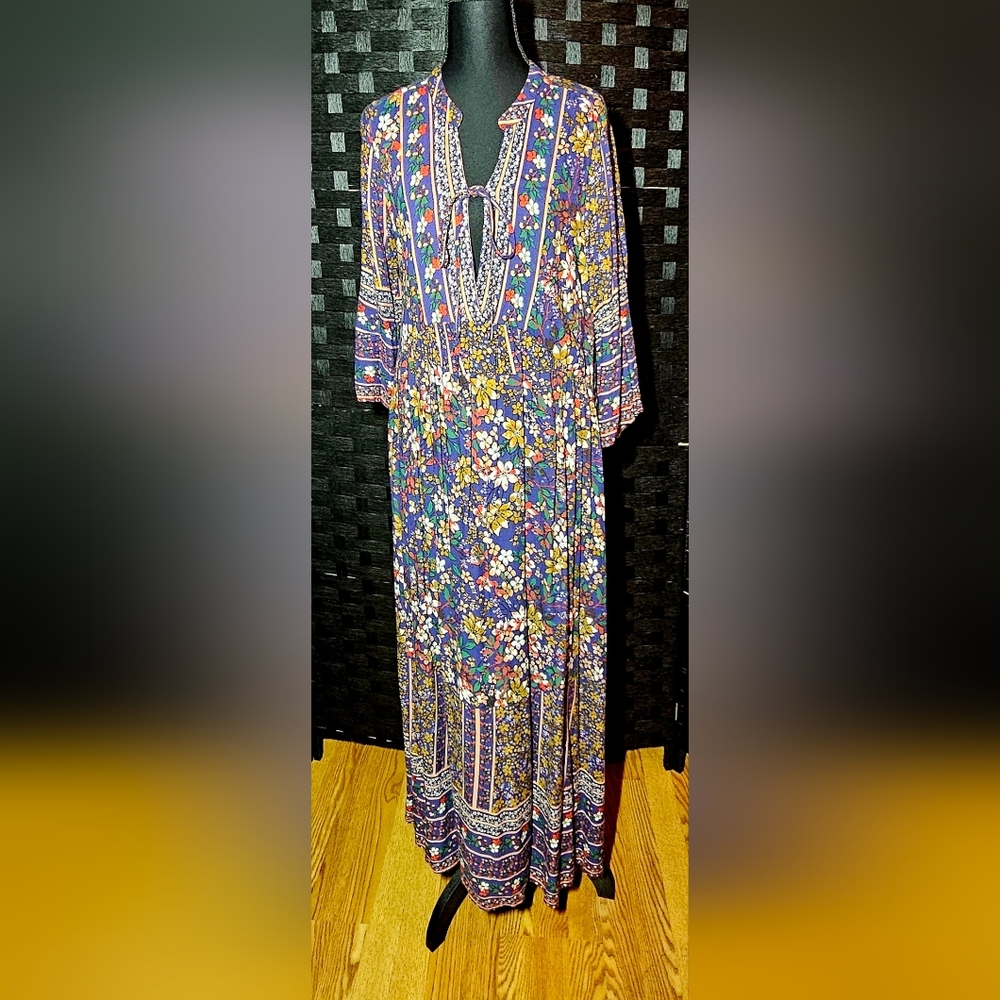 JODIFL Multicolor Bohemian Maxi Dress